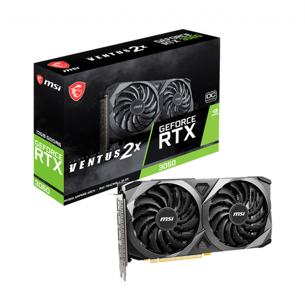 MSI GeForce RTX 3060 VENTUS 2X 12G OC V2 (LHR)
