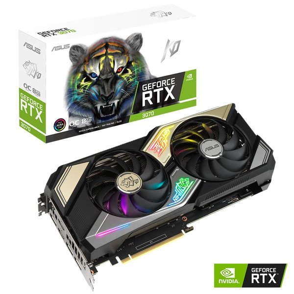 ASUS KO GeForce RTX 3070 OC Edition 8GB V2