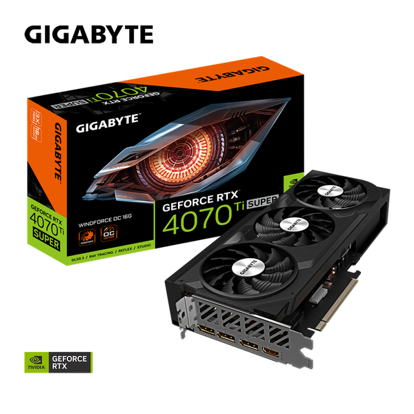 GIGABYTE GeForce RTX 4070 Ti SUPER WINDFORCE OC 16GB