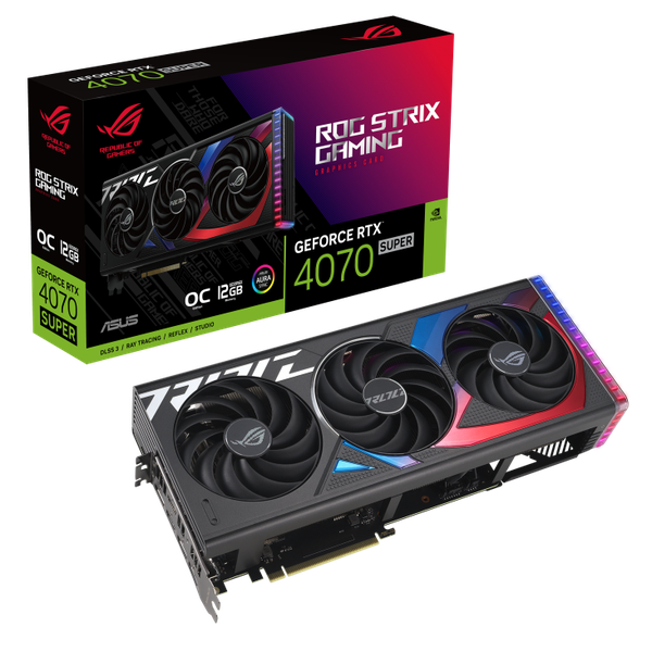 ASUS ROG Strix GeForce RTX™ 4070 SUPER 12GB GDDR6X OC