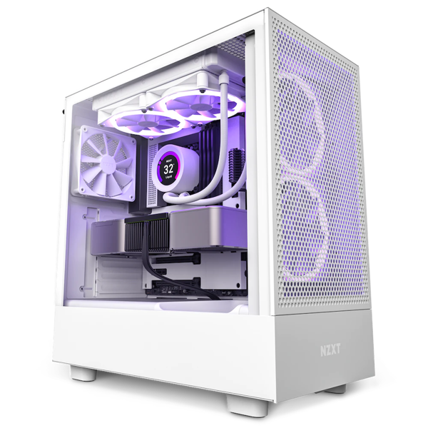 Case NZXT H5 Flow White RGB