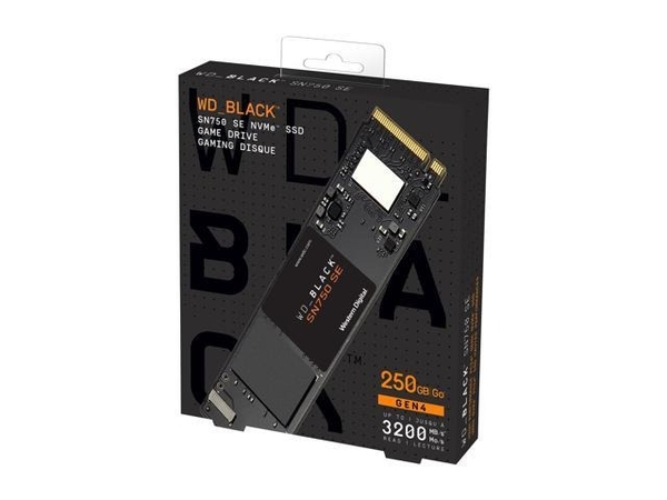 SSD WD BLACK SN750 SE M2 2280 250GB Gen4x4