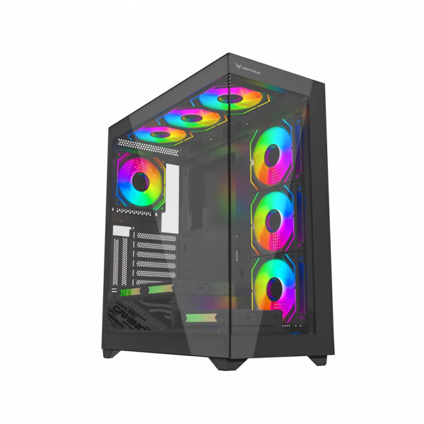 Vỏ Case CENTAUR NOVA BLACK/WHITE - (ATX/KHÔNG FAN)