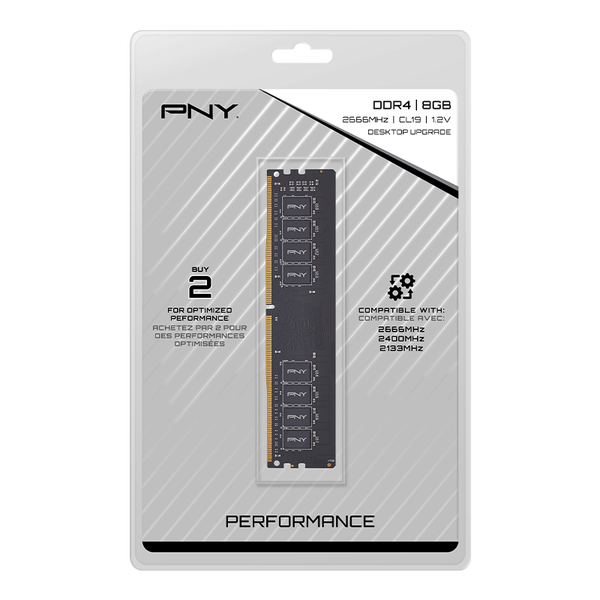 RAM PNY 8GB Bus 2666 CL16 (8GBF1X08LFHH35-12-K)