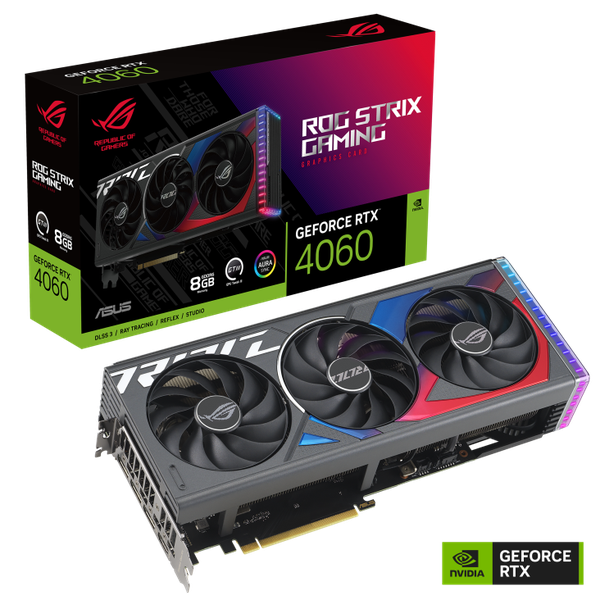 Card màn hình ASUS ROG Strix GeForce RTX 4060 OC Edition 8GB GDDR6