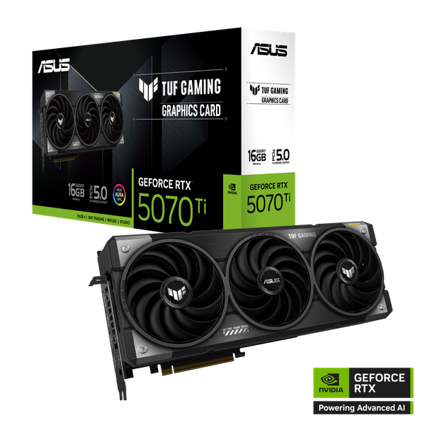 Card màn hình ASUS TUF GAMING GEFORCE RTX 5070 Ti 16GB OC GDDR7