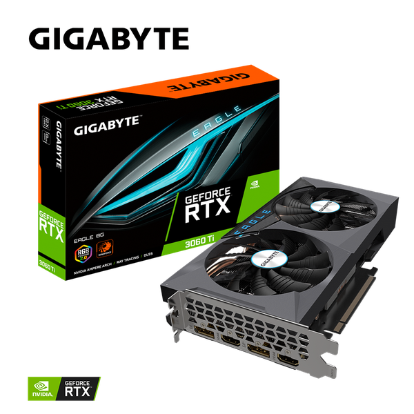 GIGABYTE GeForce RTX 3060 Ti EAGLE 8G CŨ (2HAND)