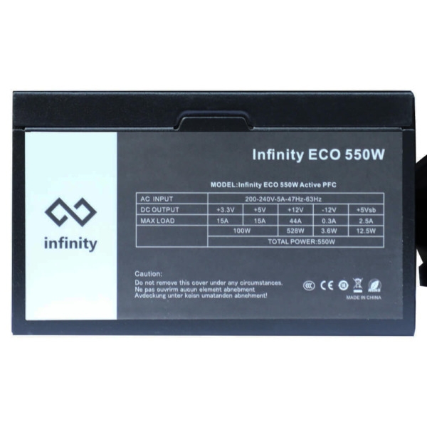 Nguồn Infinity ECO 550W Single Rail - True Power