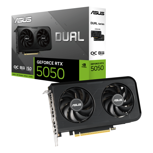 Card màn hình ASUS GeForce RTX 5050 Dual OC 8GB