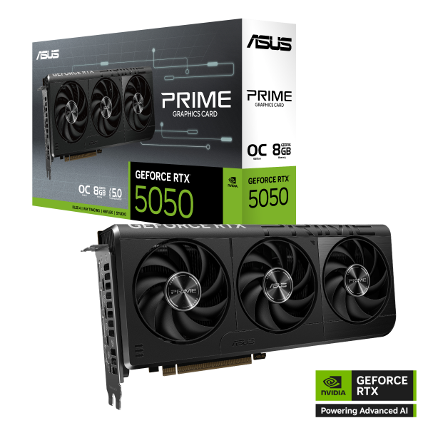 Card màn hình ASUS GeForce RTX 5050 Prime OC 8GB