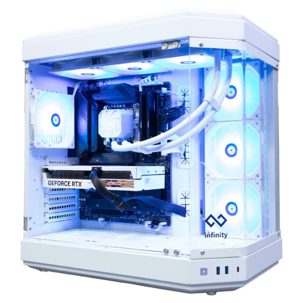 CASE Infinity Aqua Premium – ATX Gaming Chassis (tặng kèm 6 Fan Thermalright TL-C12CW-S X3 ARGB)