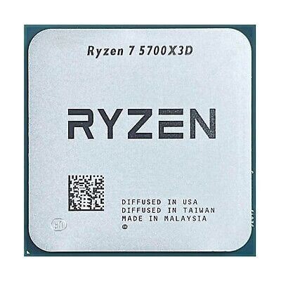 CPU AMD Ryzen 7 5700X3D | 3.0GHz up to 4.1 GHz, 8 Cores 16 Threads, AM4 TRAY NO FAN