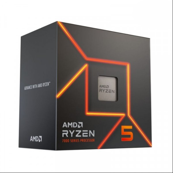 CPU AMD RYZEN RYZEN 5 7500F (3.7 GHZ UPTO 5.0GHZ / 38MB / 6 CORES, 12 THREADS / 65W / SOCKET AM5)