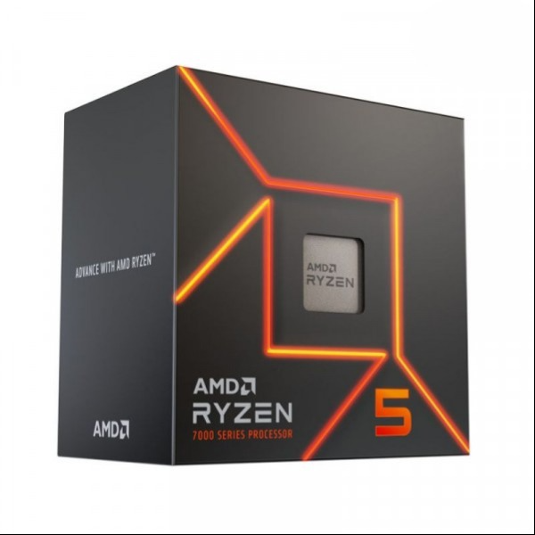 CPU AMD RYZEN 5 7600 (3.8 GHZ UPTO 5.1GHZ / 38MB / 6 CORES, 12 THREADS / 65W / SOCKET AM5)