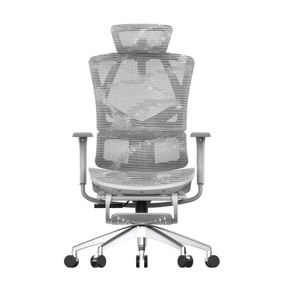 GHẾ CÔNG THÁI HỌC SIHOO M90B (CÓ KÊ CHÂN) - GREY