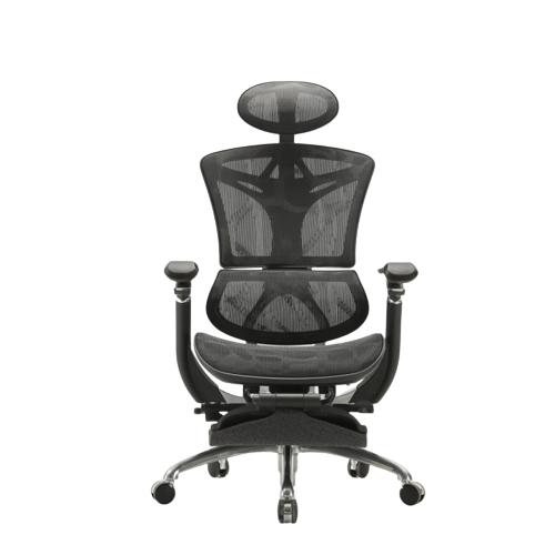 GHẾ CÔNG THÁI HỌC SIHOO M97B - BLACK (CÓ KÊ CHÂN)