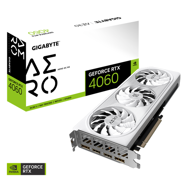 GIGABYTE GeForce RTX™ 4060 AERO OC 8G