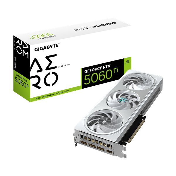 Card màn hình Gigabyte GeForce RTX 5060 Ti AERO OC 16GB