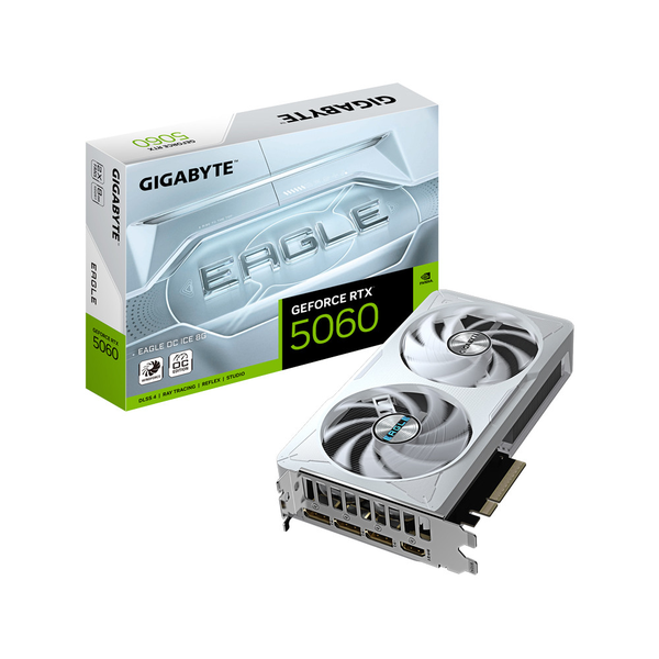 Card màn hình GIGABYTE GeForce RTX 5060 EAGLE OC Edition ICE 8GB