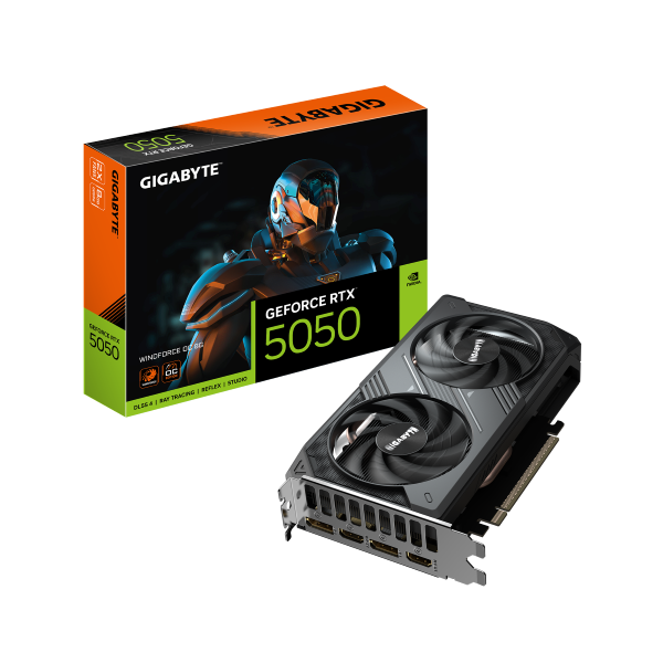 Card màn hình Gigabyte GeForce RTX 5050 Windforce OC 8GB