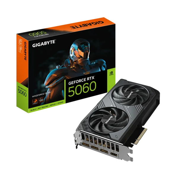 Card màn hình GIGABYTE GeForce RTX 5060 WINDFORCE 8G OC