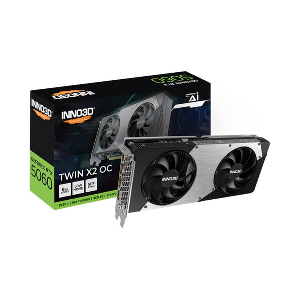 Card màn hình INNO3D GeForce RTX 5060 TWIN X2 OC Edition 8GB