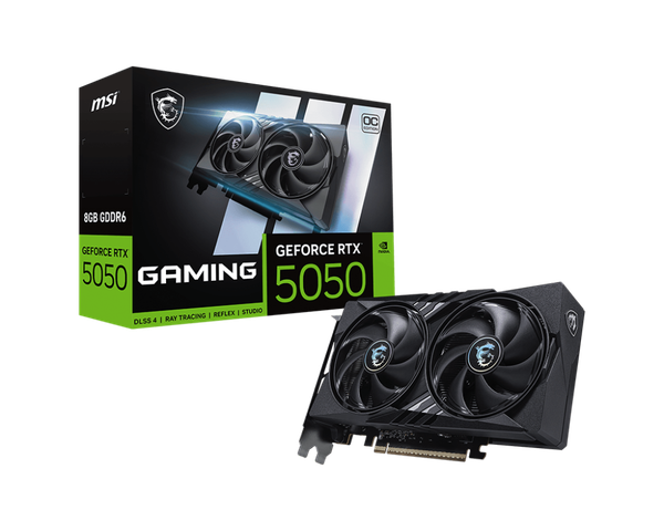 Card màn hình MSI GeForce RTX 5050 Gaming OC 8GB