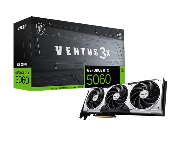 Card màn hình MSI GeForce RTX 5060 8G VENTUS 3X OC Edition