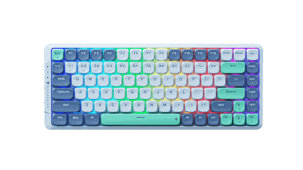 PHÍM CƠ MACHENIKE Air50-B84W Tri-Mode RGB