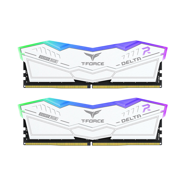RAM TeamGroup T Force Delta RGB 32GB (2x16GB) DDR5 6000Mhz WHITE
