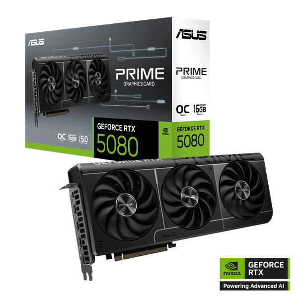 CARD MÀN HÌNH ASUS PRIME GEFORCE RTX 5080 16GB OC GDDR7