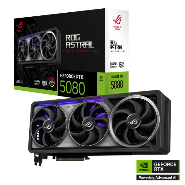 CARD MÀN HÌNH ASUS ROG ASTRAL GEFORCE RTX 5080 16GB GDDR7