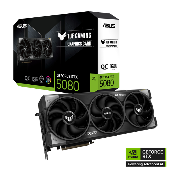 CARD MÀN HÌNH ASUS TUF GAMING GEFORCE RTX 5080 16GB OC GDDR7
