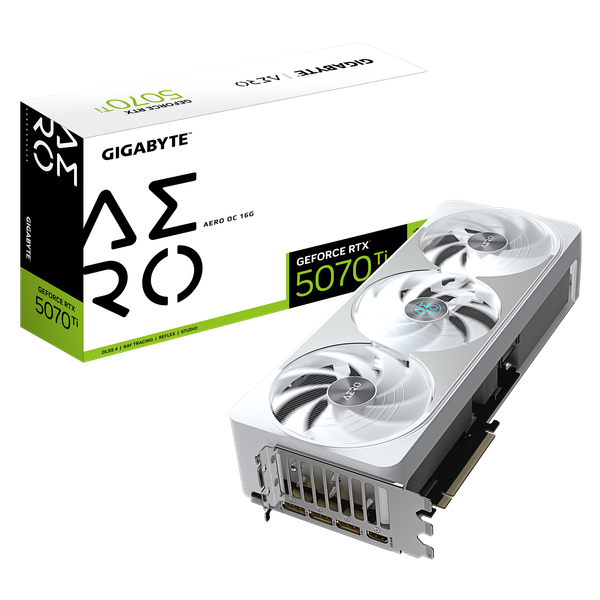 Card màn hình Gigabyte GeForce RTX 5070 Ti AERO OC 16GB