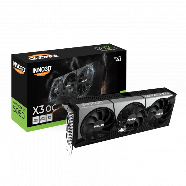 Card màn hình INNO3D GeForce RTX 5080 X3 OC 16GB GDDR7