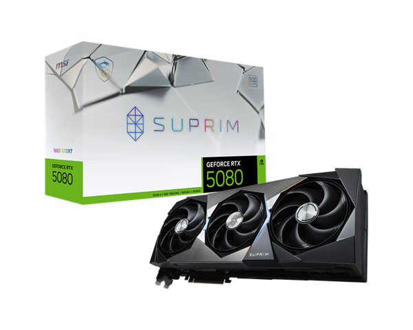 MSI GEFORCE RTX 5080 16GB SUPRIM OC