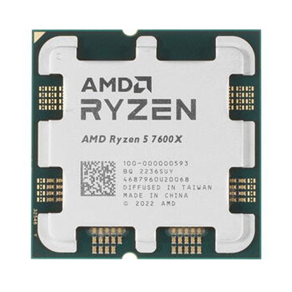 CPU AMD RYZEN 5 7600X (4.7 GHZ UPTO 5.3GHZ / 38MB / 6 CORES, 12 THREADS / 105W / SOCKET AM5) TRAY NO FAN