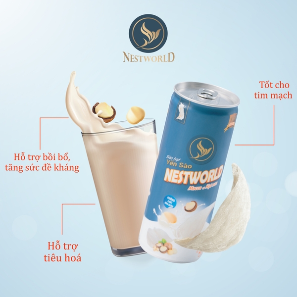 SỮA HẠT YẾN SÀO NESTWORLD MACCA VÀ HẠT SEN