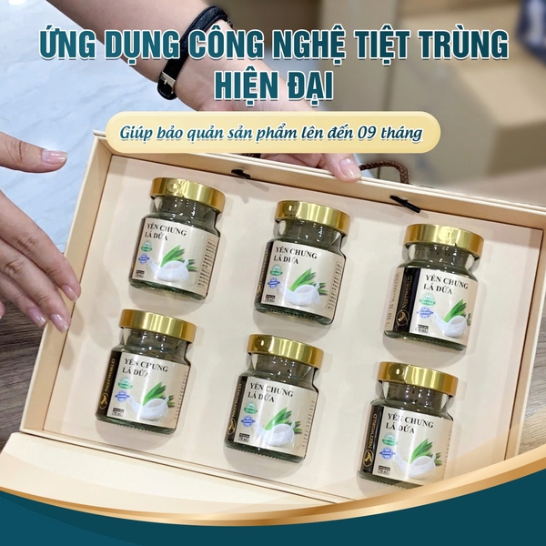 [SET 6 HŨ] YẾN CHƯNG LÁ DỨA NESTWORLD