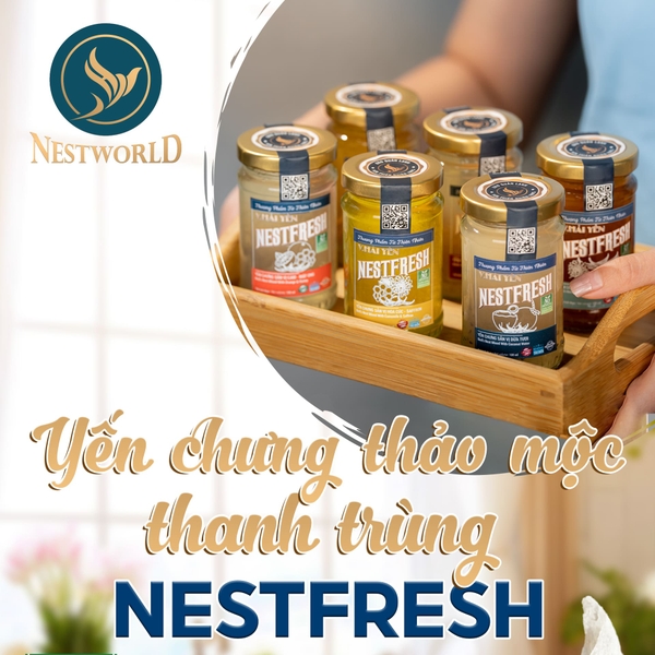 [Hỏa tốc HCM] Yến chưng tươi thanh trùng Nestfresh100ml - Vị Dừa Tươi