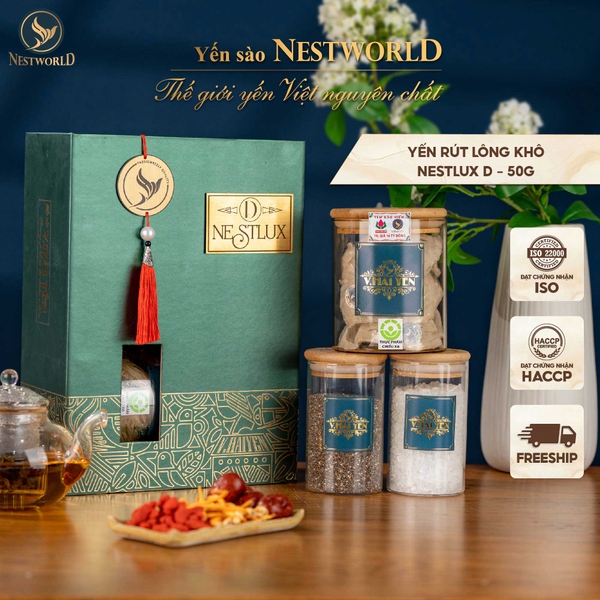 Yến Rút Lông Khô Nestlux D