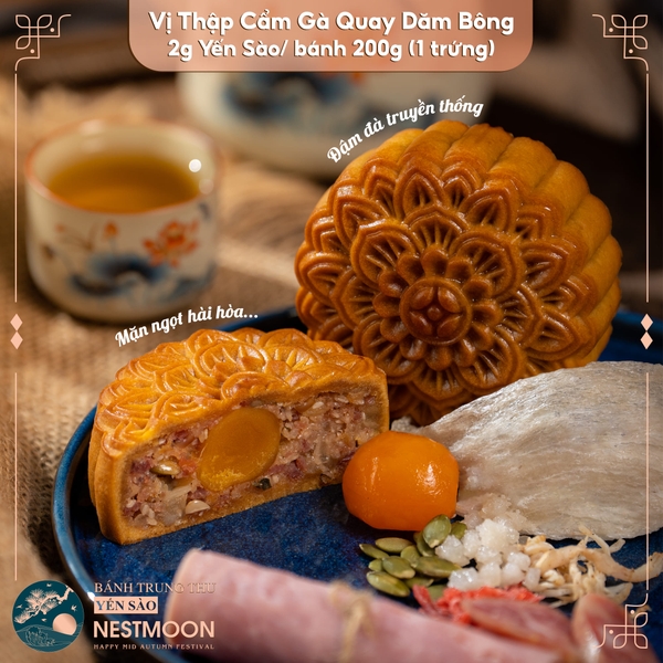 [Chỉ giao HCM] BÁNH TRUNG THU YẾN NGUYỆT ĐOÀN VIÊN-HỘP 1 BÁNH