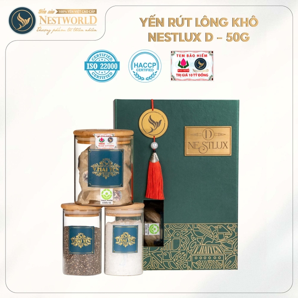 Yến Rút Lông Khô Nestlux D