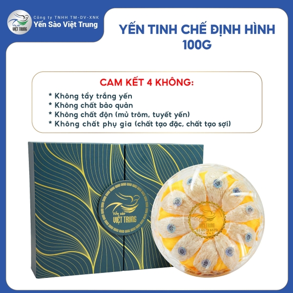 Yến Sào Việt Trung - Yến tinh chế định hình