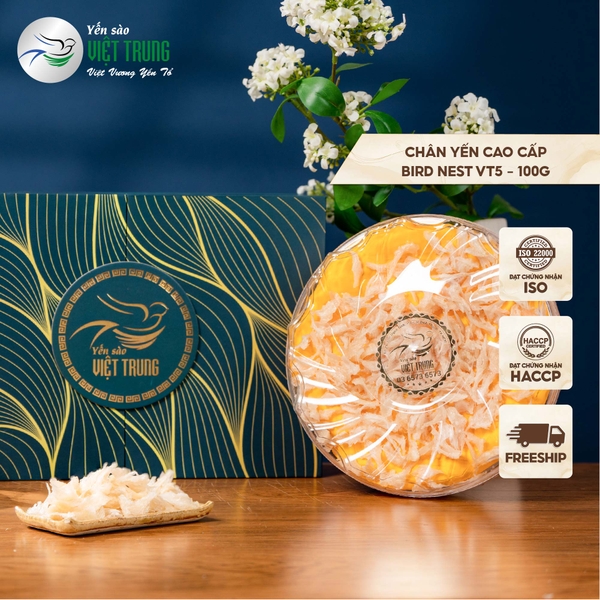 Yến Sào Việt Trung - Chân yến cao cấp - Bird Nest VT5