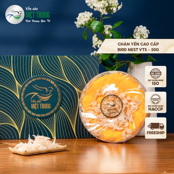 Yến Sào Việt Trung - Chân yến cao cấp - Bird Nest VT5