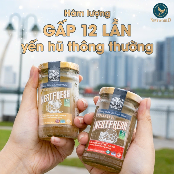 [Hỏa tốc HCM] Yến chưng tươi thanh trùng Nestfresh100ml (10gram yến)