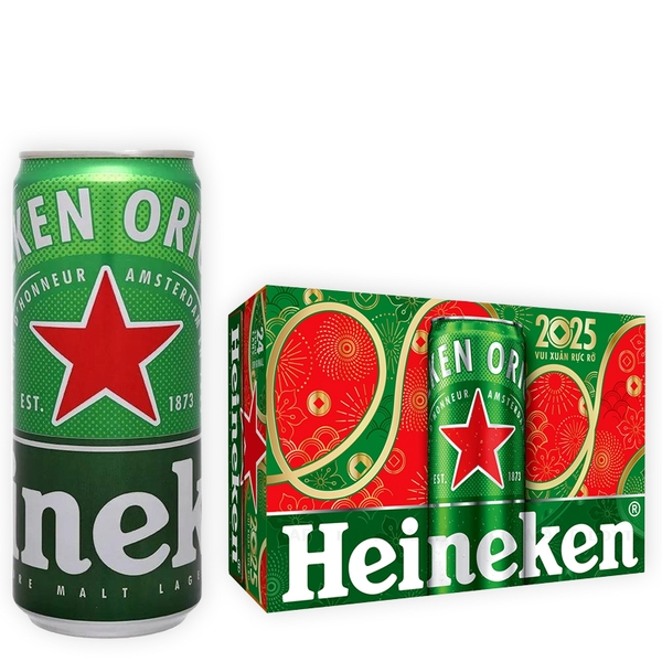 Bia Heineken Original 330ml (5%) (Xanh)