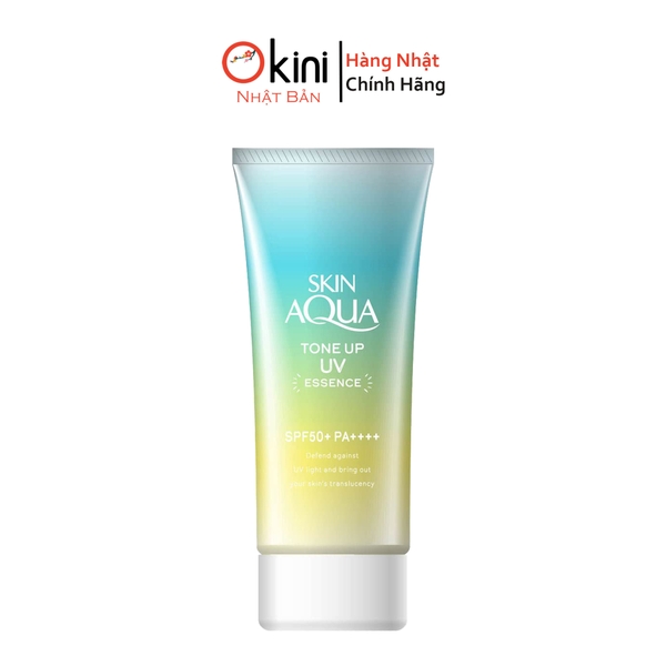 Tinh Chất Chống Nắng Dành Cho Nhạy Cảm Sunplay Skin Aqua Tone Up UV Essence - Mint Green SPF50+/PA++++ 50g (NỘI ĐỊA NHẬT)