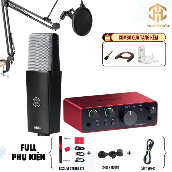 Combo Livestream Solo Gen 4 + C104 (Box Live 378)